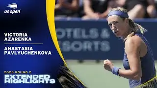Victoria Azarenka vs. Anastasia Pavlyuchenkova Extended Highlights | 2025 US Open Round 2