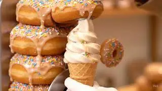 Magic Ice Cream Maker ASMR 🍦 Smooth Swirls & Creamy Sounds (No Talking)
