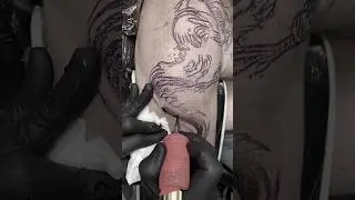 Whipshading tattoo technique #tattoo #rotarytattoomachine