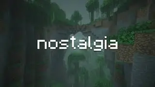 Minecraft: Relaxing Title Screen Music with Rain Ambience