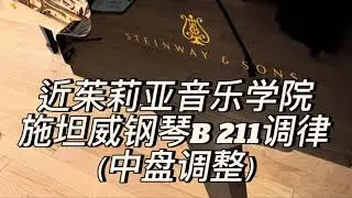 ChenYN Piano Tuner &mdash;Tuning of a Steinway B211 piano near Juilliard School (Keybed adjustment)
