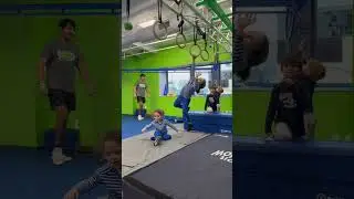 Ninja rings Rings monkey bars #ethan&jason💙 #losangeles #kids #ninja #monkey bars