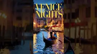 Венеция вечером: огни над водой #travel #nature #beautiful #relaxing #beach #венеция #venezia