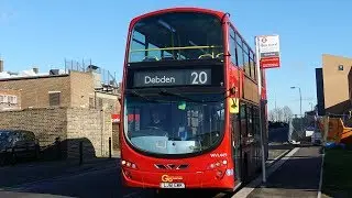 London Bus - Route 20 - Debden to Walthamstow Central - Subtitles