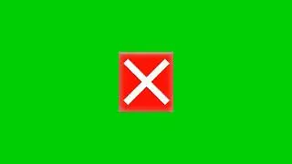 cross/wrong/no green screen video tutorial