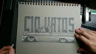 Bagged C10vatos sketch time lapse | @Surfacenick