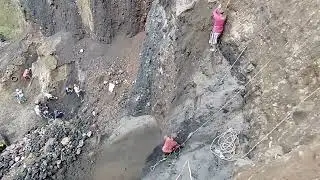 penggalian ekstrim tebing pasir