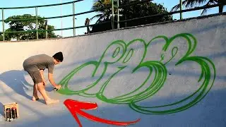 GRAFFITI ON THE SKATE PARK