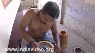Maddalam, making, percussion, Drum, musical instrument, Kerala, India