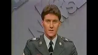 1985 AFKN Newscast KOREA NEWSLINE w/Mark Vega Nov 18 TV broadcast American Forces Korea Network News