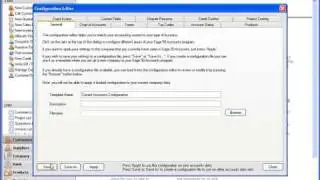 General Tab in Configuration Editor - Sage Line 50