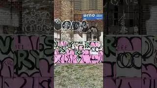Welcome to Brno #streetart #streetanimation #graffiti #trippy