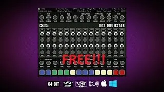 80s DrumStar drum machine Free 🇺🇦 🌏