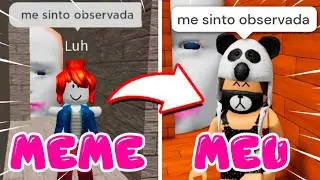 RECRIEI os MELHORES MEMES de ROBLOX!