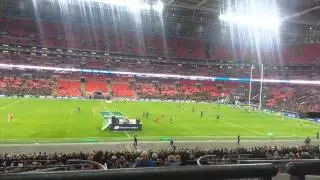 Saracens v Toulouse Wembley 2013 Rock Choir You're the Voice and Proud