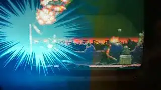 Terminator 2 arcade game using super bright LEDs for damage effects.
