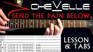 Chevelle Send The Pain Below Guitar Lesson / Guitar Tabs / Guitar Tutorial / Guitar Chords / Cover
