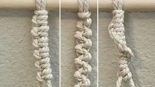3 Single Cord Macrame Knots