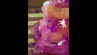 Violet Makes Pink Princess Slime // Gloo Slime Test // Slime With Heart & Unicorn Sequins