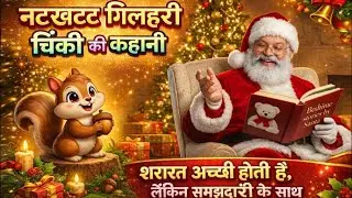 नटखट गिलहरी Hindi Kahani Kids|Bedtime Story for Kids | Hindi Kahani