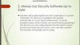 how to prevent cybercrime ?