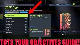 HOW TO COMPLETE TOTS TOUR OBJECTIVES FAST! - FIFA 22 Ultimate Team