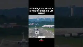 Absurda a diferen&ccedil;a do A380 e 737 #aviao #curiosidades #viral
