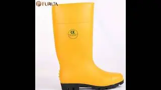 FUNTA PVC SAFETY BOOTS WITH STEEL TOE AND MIDSOLE