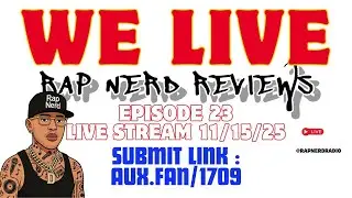 RAP NERD REVIEWS EP. 23 (LIVE) | Indie rap songs compete for radio play