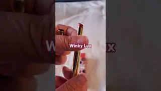 Swatching my new winky Lux lipstick!!! #lipstick #swatches #winkylux