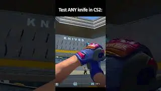 How to USE ANY KNIFE in CS2: #cs2 #cs2skins