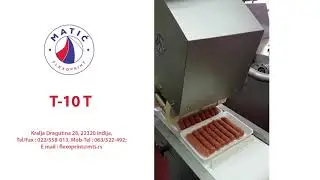 Automatska ma&scaron;ina za izradu ćevapa T-10T - Machine for making kebabs
