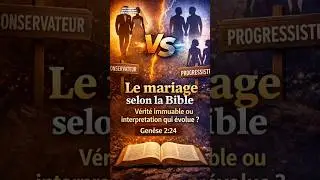 Le mariage selon la #Bible : conservateurs, progressistes et lib&eacute;raux chr&eacute;tiens #foi