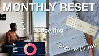 SEPTEMBER MONTHLY RESET | budgeting, setting goals & YouTube analytics