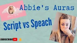 Script with me! -------  Speaking vs Scripting