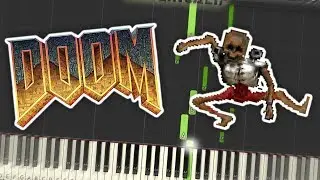 Doom - Sweet Little Dead Bunny Theme Piano Tutorial Synthesia