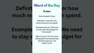 Learn a new word every day when you watch our shorts! #dailyenglish #practiceenglishdaily