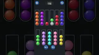 Ball Sort by Infinite Joy: Levels 1724, 1725