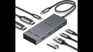 Best 5  USB C Docking Stations - Display 4K@120Hz in 2024 | Top 5 by Customer Reviews | USB C Hub