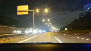 Night driving Istanbul