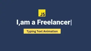 JavaScript Tutorial: Auto Typing Text Animation | Create Engaging Web Effects