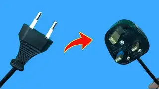 How to Convert European Plug to UK Plug | 2-Pin to 3-Pin Adapter Guide
