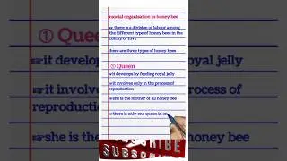 social organisation in honey bee /drone honey /#shorts#shorts#biology