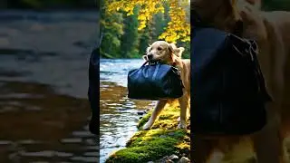 Golden Retriever Saves Bus from Crash #dog #goldenretriever #bus