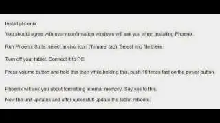 Tablet DENVER TAC-70111 install firmware
