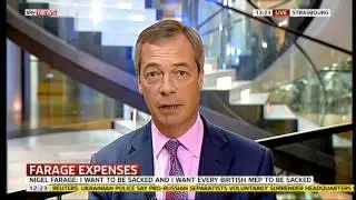 Nigel Farage expenses car crash