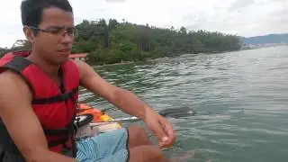 Pesca do Peixe Espada com Caiaque - Kayak Fishing - em Porto Belo - SC