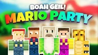 GEIL! Richtig GEIL! ★ MARIO PARTY mit Sturmwaffel, Stegi, Fr3akz & Tim | Herr Bergmann