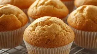 Tall & Fluffy Muffins! Just Mix and Bake – The Easiest Recipe Ever! 🧁☕