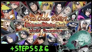 All 2019 New Years Free Multis! Skill Madara Steps 6 & 7! Naruto Ultimate Ninja Blazing